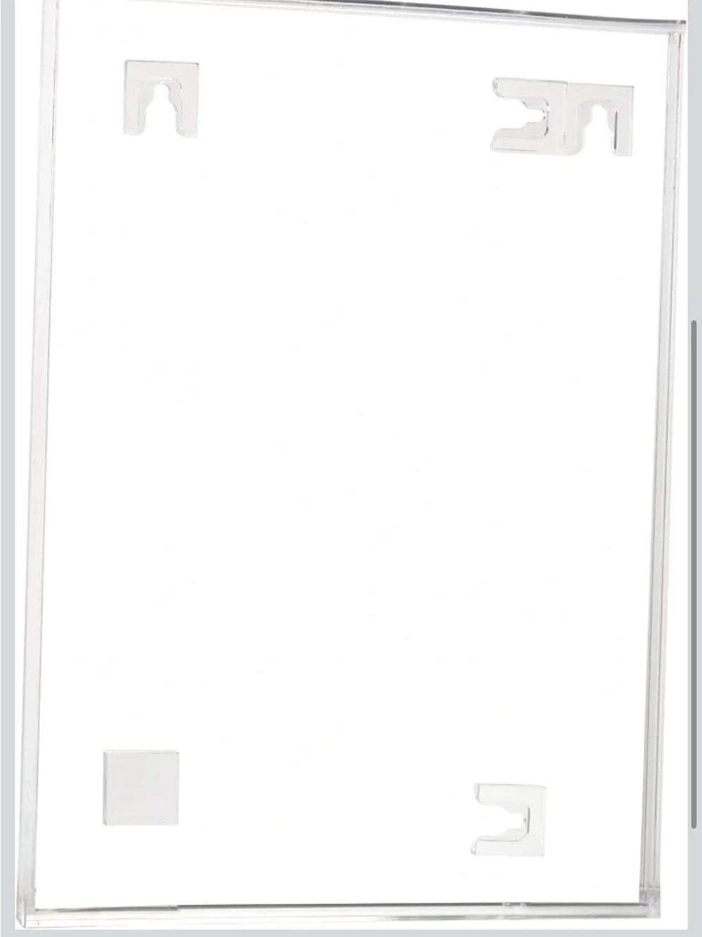 Clear Acrylic Document frame / display case brand new